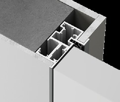 Сечение кромки и профиль полотна ProfilDoors Серия SW